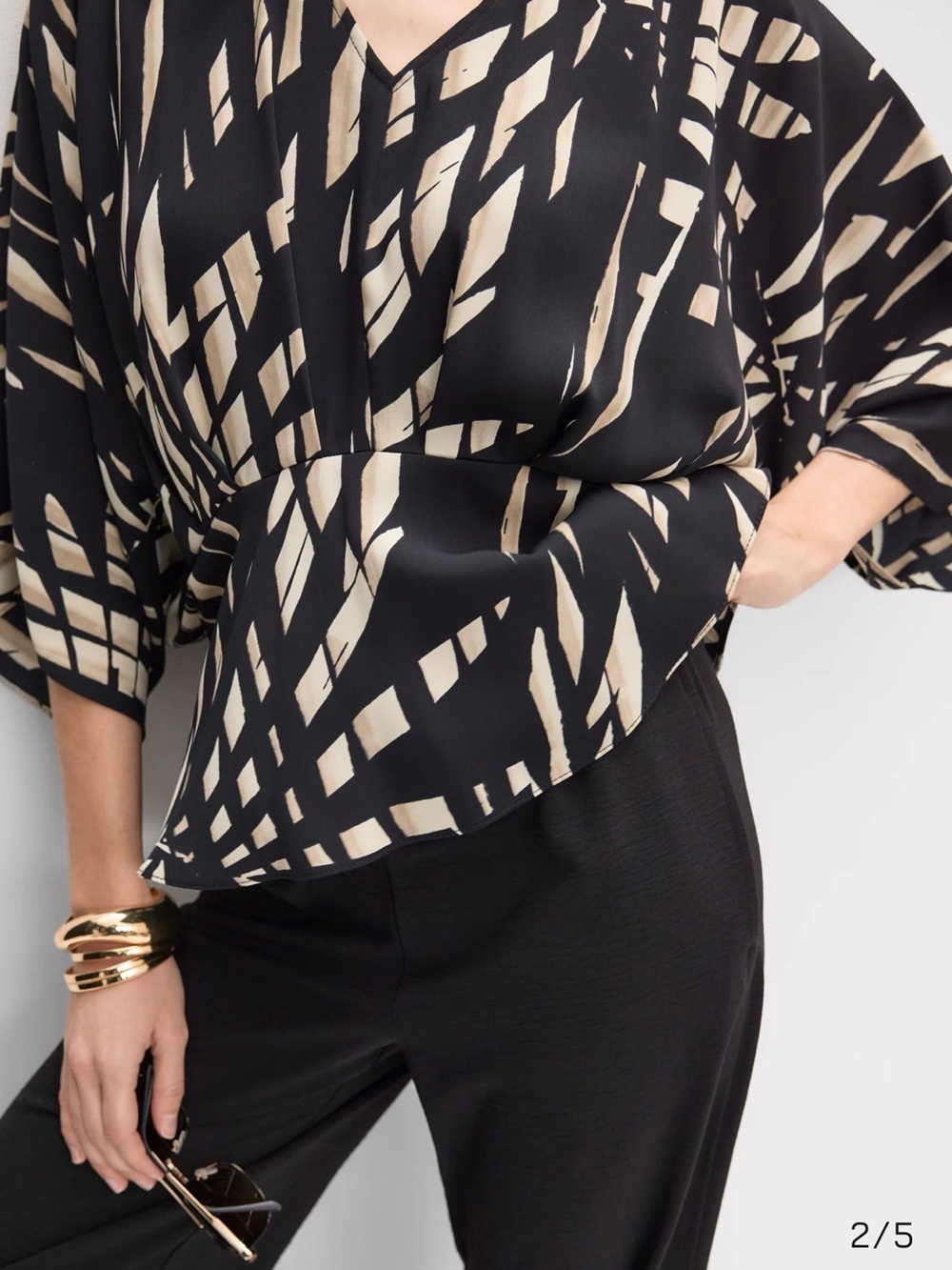 Joseph Ribkoff - Tropical Print Blouse - Picture 7 of 12